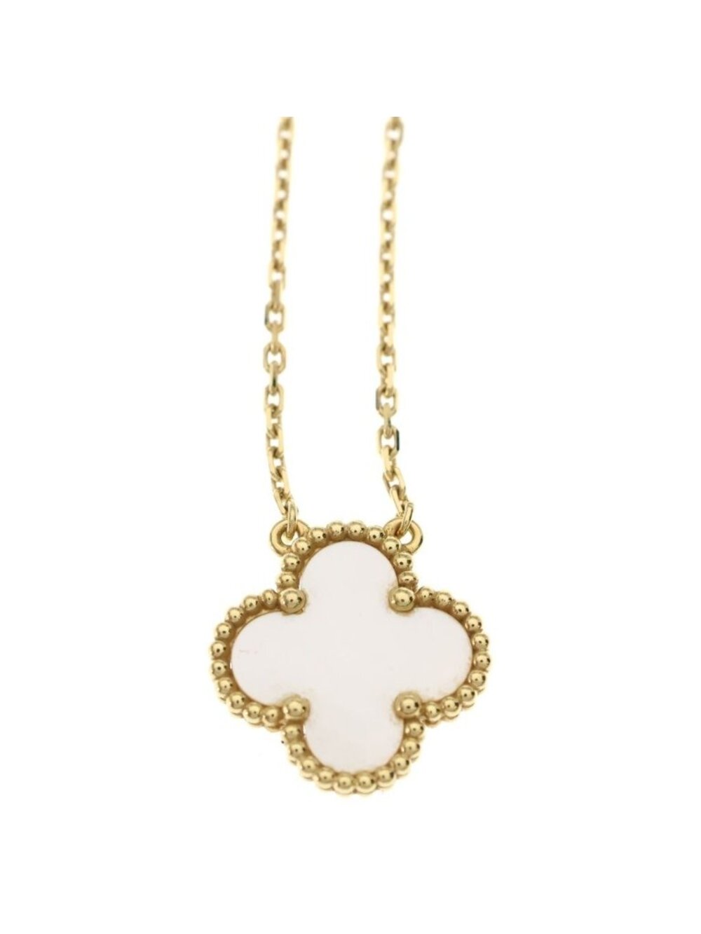 Van Cleef & Arpels Vintage Maza Obupearl Necklace 18k Yellow Gold - Picture 3 of 6